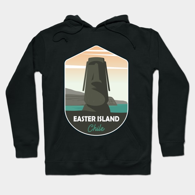 Easter island Hoodie by Mark Studio